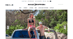 Desktop Screenshot of mauirippers.com